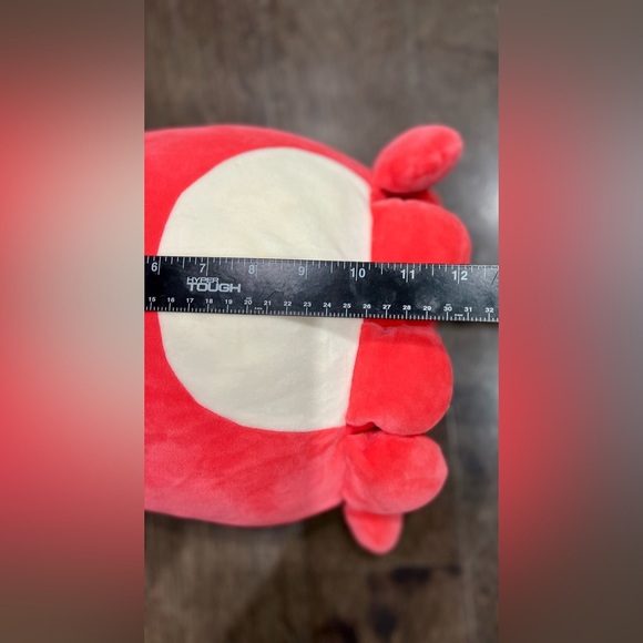 SQUISHMALLOW Veronica the Red Octopus, 12” - Picture 5 of 5